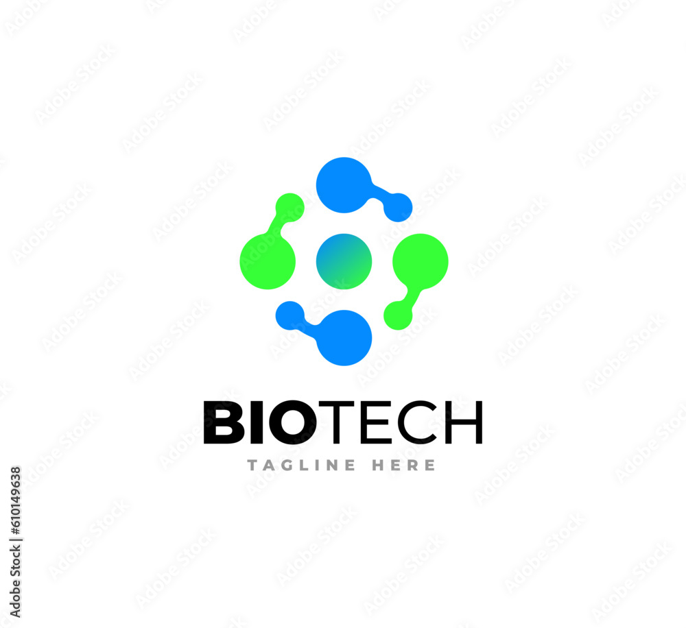 Biotech Logo Design Inspiration - Vector