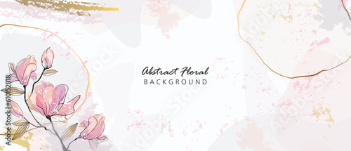floral background with flowers