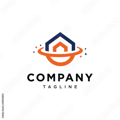 Home Planet logo icon vector template.eps