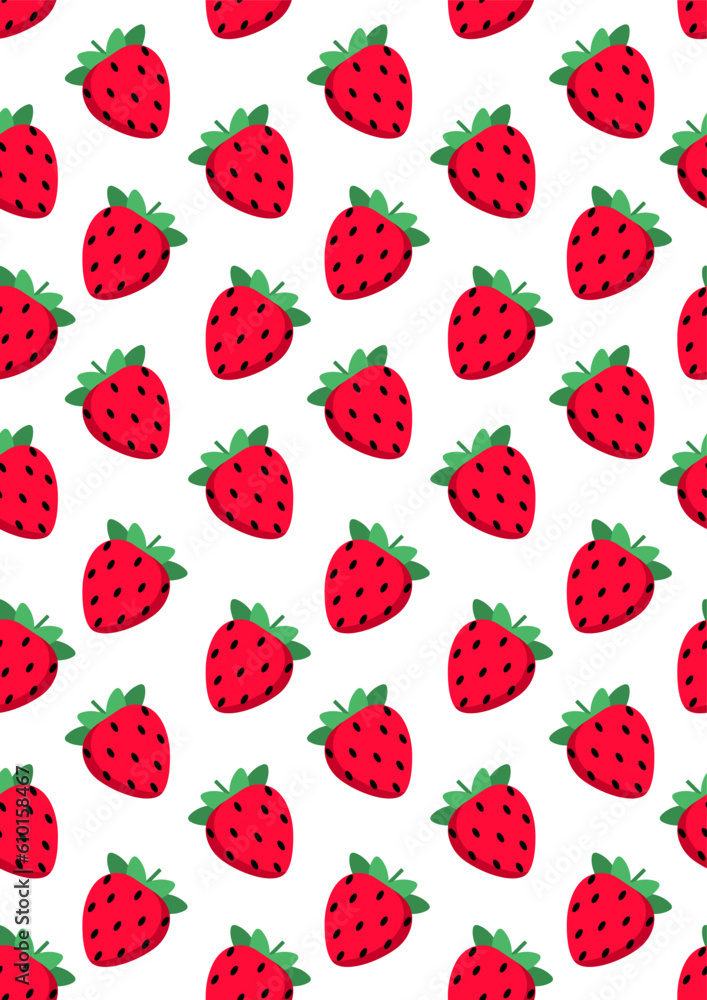 Seamless pattern with strawberry Eps 10 vector. Seamless pattern with strawberry Eps 10 vector.