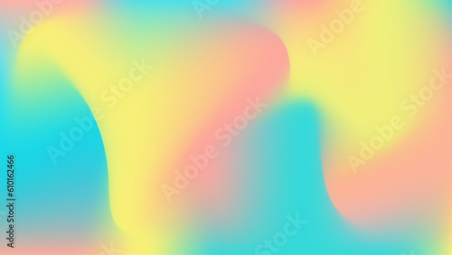 Glittering gradient background with hologram effect and magic lights. Holographic abstract fantasy backdrop with fairy sparkles, gold stars and festive blurs.