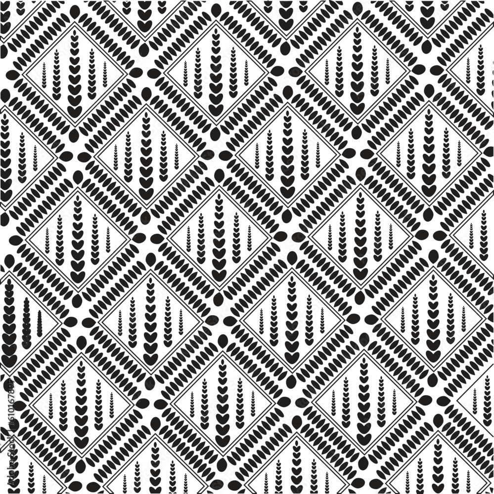 black and white seamless pattern