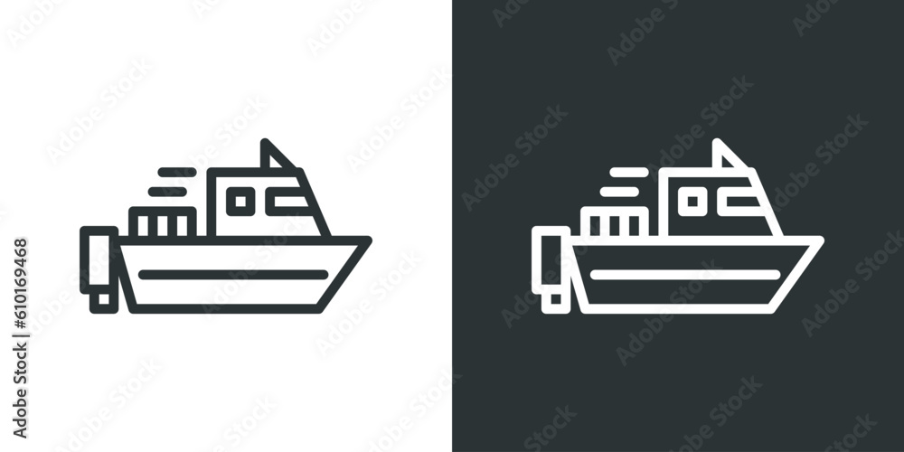 Speed boat. Transportation icon