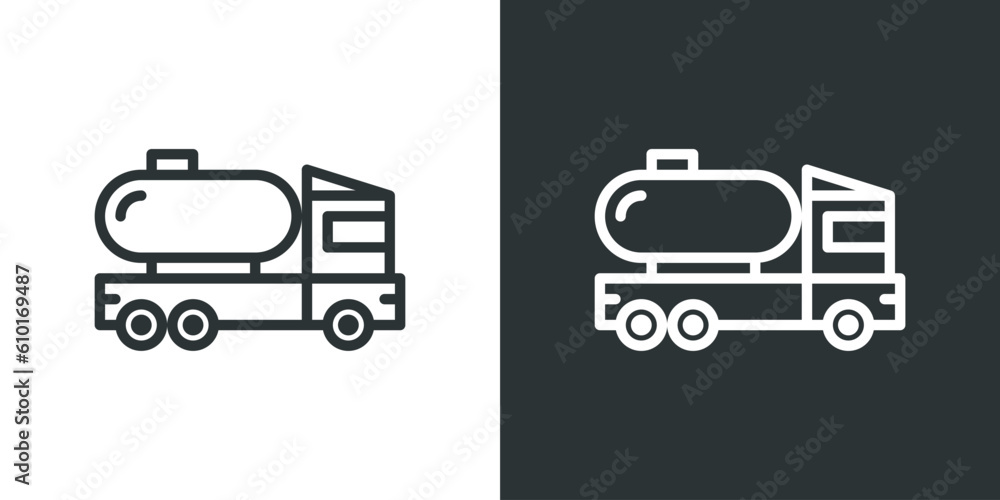 Truck. Transportation icon