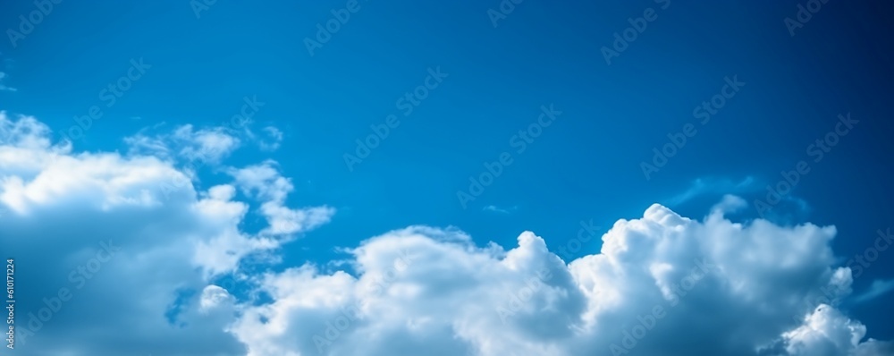Blue sky with clouds, Generative AI
Blue sky with clouds, Generative AI