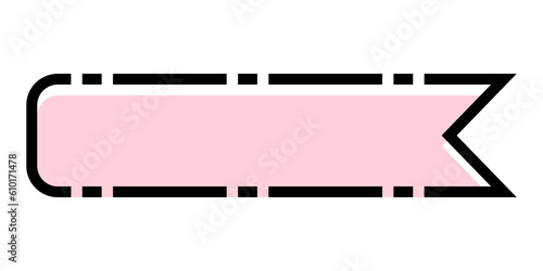 pastel banner frame