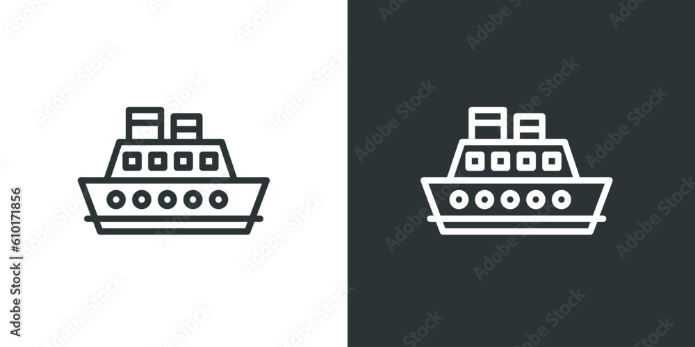 Ship. Transportation icon Ship. Transportation icon