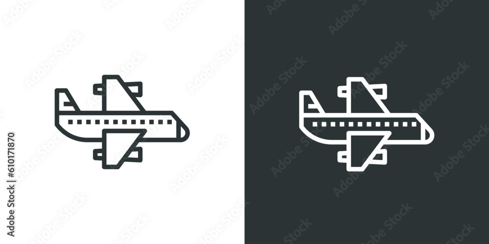 Airplane. Transportation icon