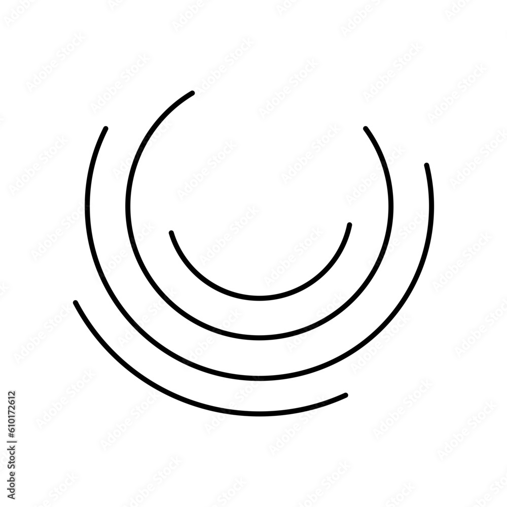 curve round line element curve round line element