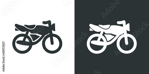Motocycle. Transportation icon