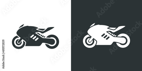 Motocycle. Transportation icon