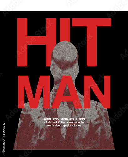hitman design streetwear. urban style t shirt hoodie
