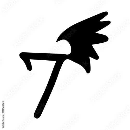number with wing