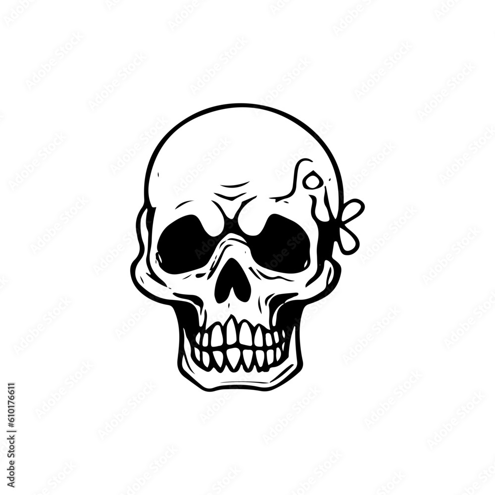human skull horror scary creepy hand drawn line art vector illustration
human skull horror scary creepy hand drawn line art vector illustration