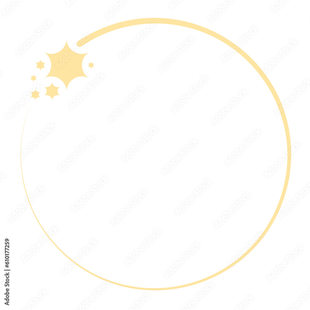 star circle frame star circle frame