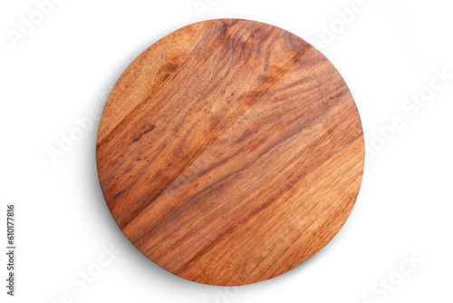 Wooden circle board transparent background