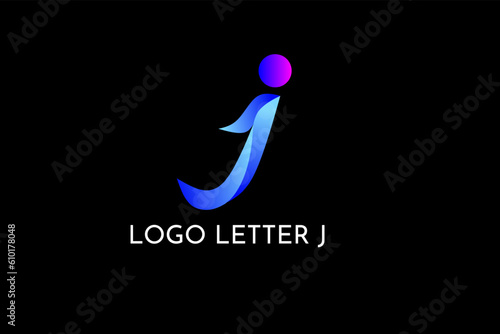 Letter j logo design