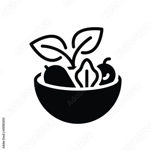 Black solid icon for began 