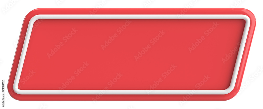 3D button. Empty button. 3D illustration. 3D button. Empty button. 3D illustration.