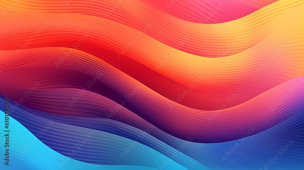 Obraz premium abstract colorful wave background