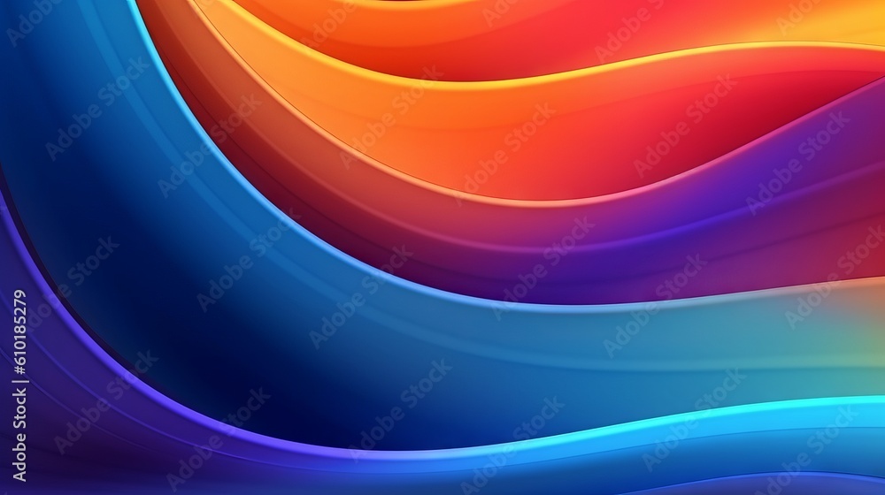 Fototapeta premium abstract colorful wave background