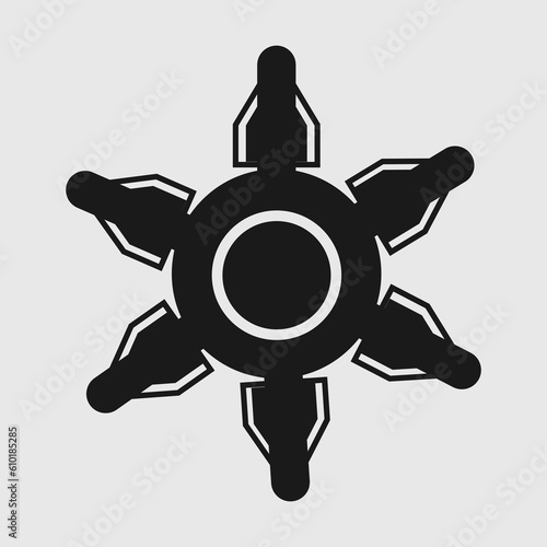 Fidget Spinner SVG Cut File, Fidget Spinner Silhouette,  Hand Spinner Svg,  Spinner Svg,