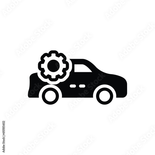 Black solid icon for modification 
