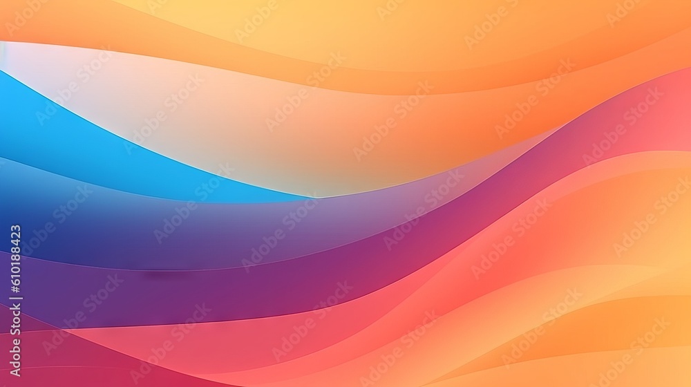 Obraz premium abstract colorful wave background
