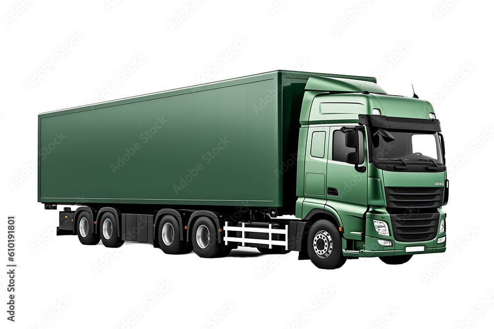 truck isolated on white background