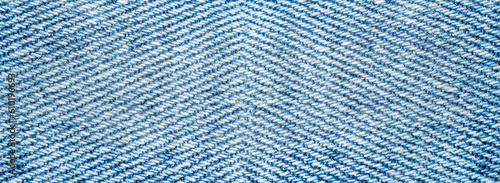 Blue Jeans Texture Background, Indigo Fabric Pattern, Denim Material Closeup, Jean Cotton Textile