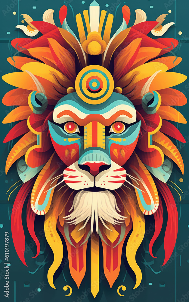 head of a lion head of a lion