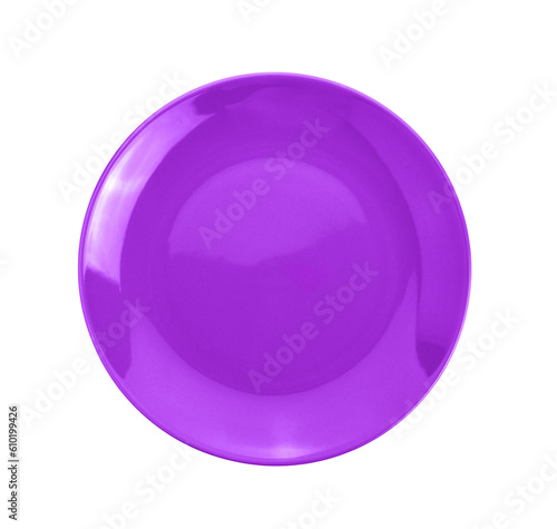 purple plate on transparent png