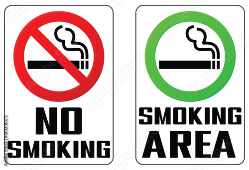No Prohibition. no smoking and smoking area