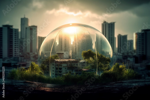  city in a bubble, Generative AI