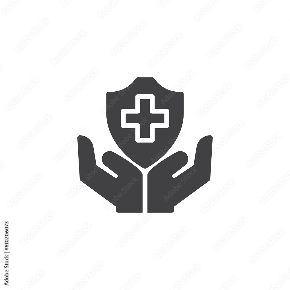 Obraz premium Medical insurance vector icon