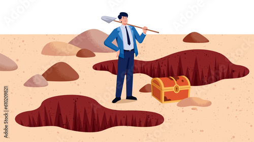 Businessman Finds Treasure