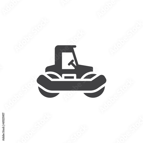 Asphalt Roller vector icon