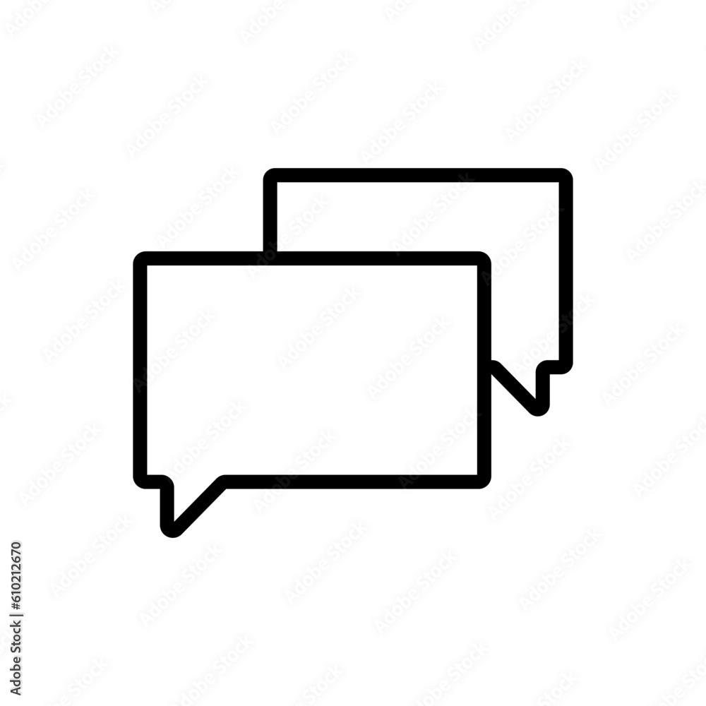 communication bubble speech sign symbol vector