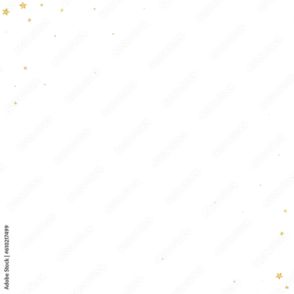 Magic stars vector overlay. Gold stars scattered Magic stars vector overlay. Gold stars scattered