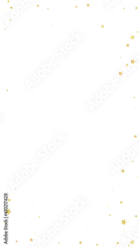 Magic stars vector overlay.  Gold stars scattered