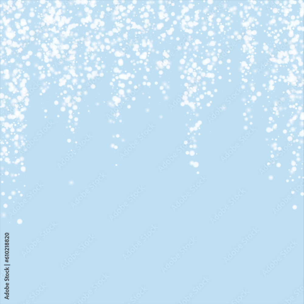 Magic falling snow christmas background. Subtle Magic falling snow christmas background. Subtle