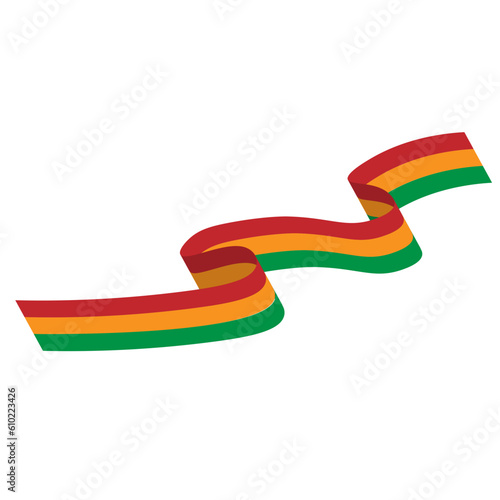 Reggae Flag Element Vector