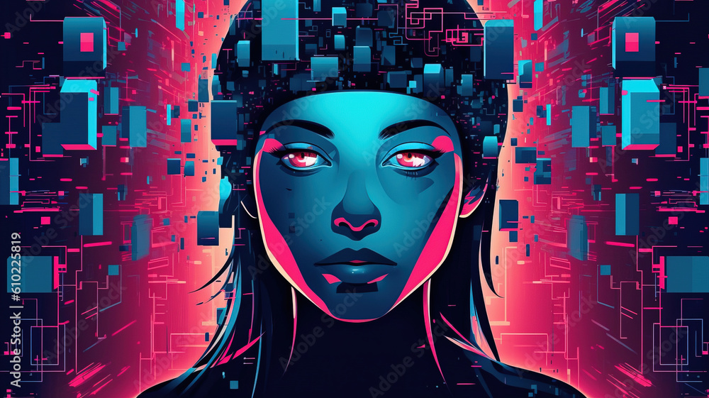 AI Artificial Intelligence, Data Science, Information technology concept, illustration background, AI Artificial Intelligence, Data Science, Information technology concept, illustration background,