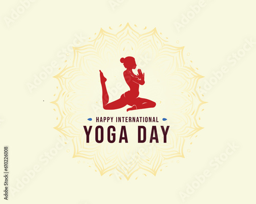 International Yoga Day Vector Creative