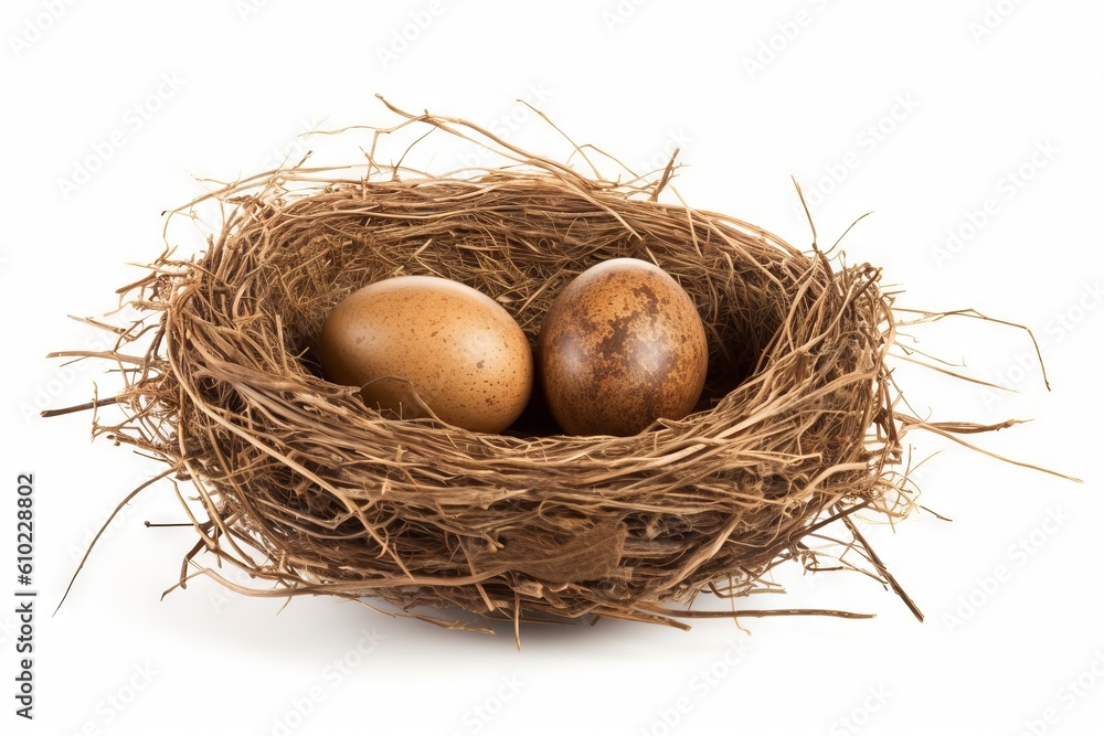 nest with eggs nest with eggs