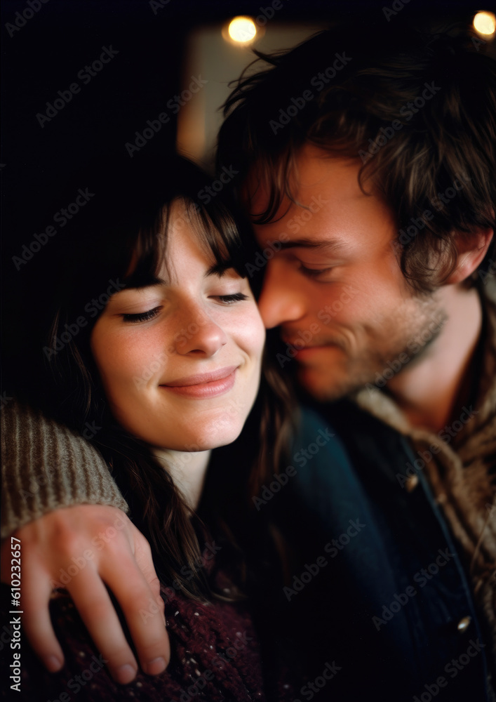 portrait of a happy couple being very in love portrait of a happy couple being very in love