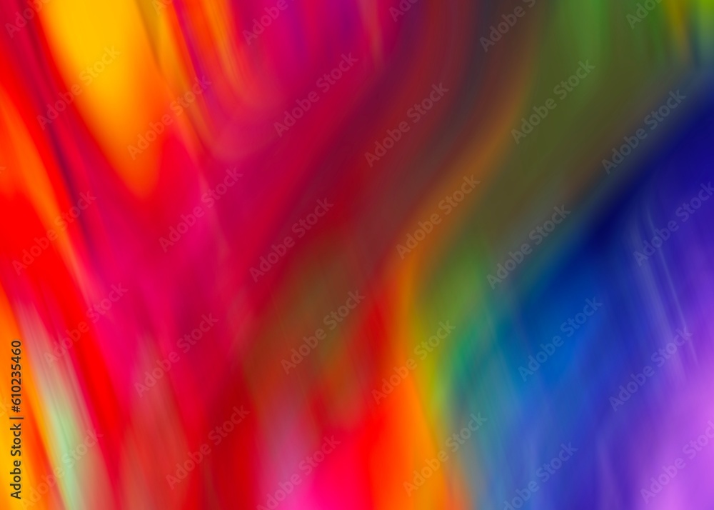 Red Colorful Abstract Motion Blurred Background