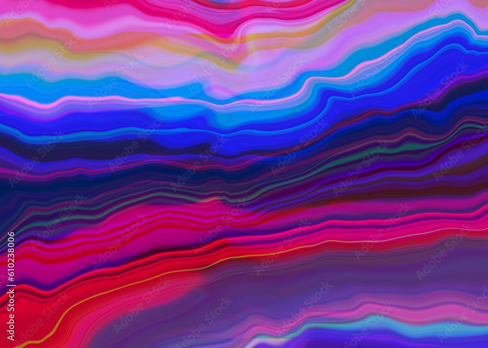 Fototapeta premium Purple Colorful Chromatic Aberration Background