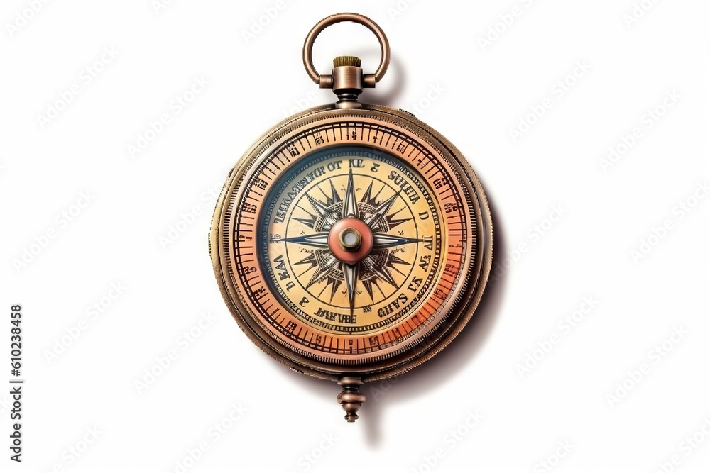 antique compass isolated on white background antique compass isolated on white background