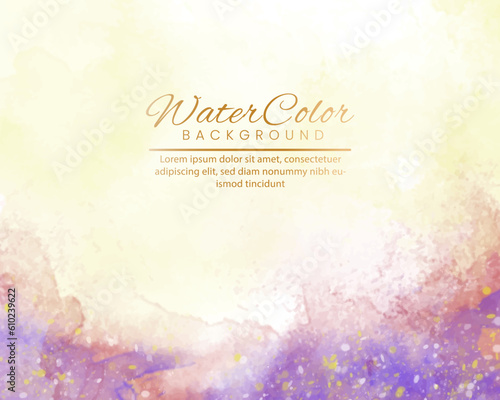 Abstract splashed watercolor background. Design for your cover  date  postcard  banner  logo.